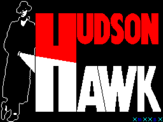 Hudson Hawk title screen for ZX Spectrum